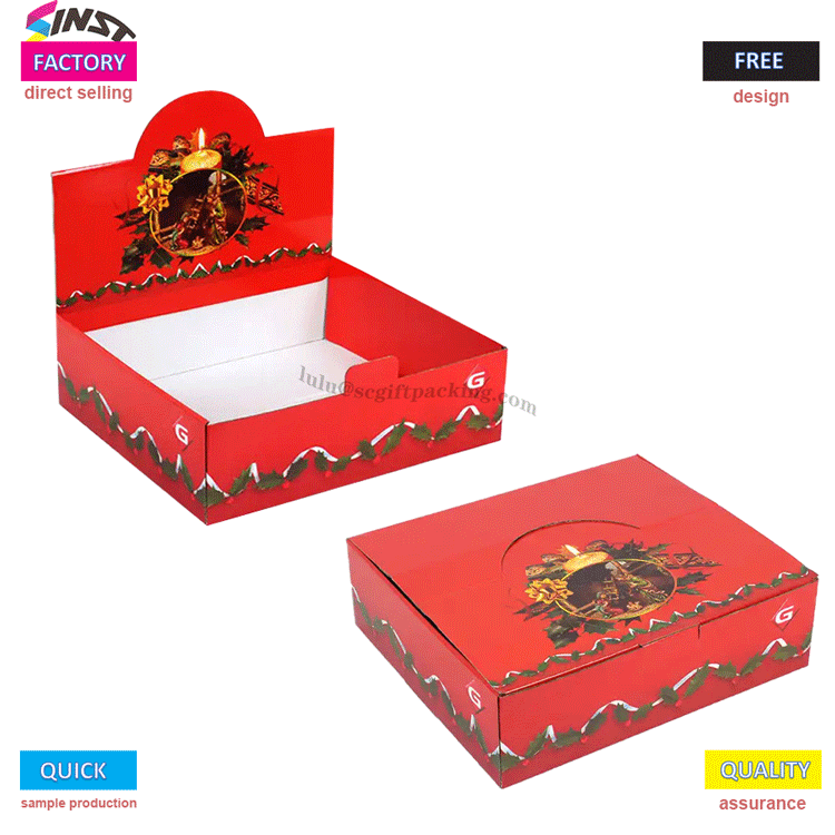 Présentoir de bureau de Noël, la palette de couleurs classique enflamme le sentiment de cérémonie festive sur le bureau