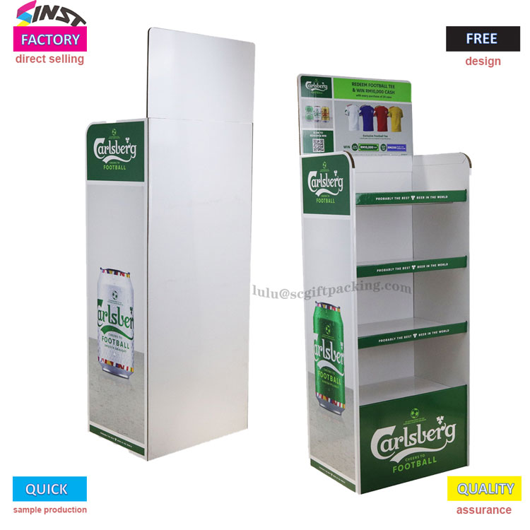 Comment le présentoir en carton ondulé pour bière peut-il enflammer l'enthousiasme des fans pour la consommation ?