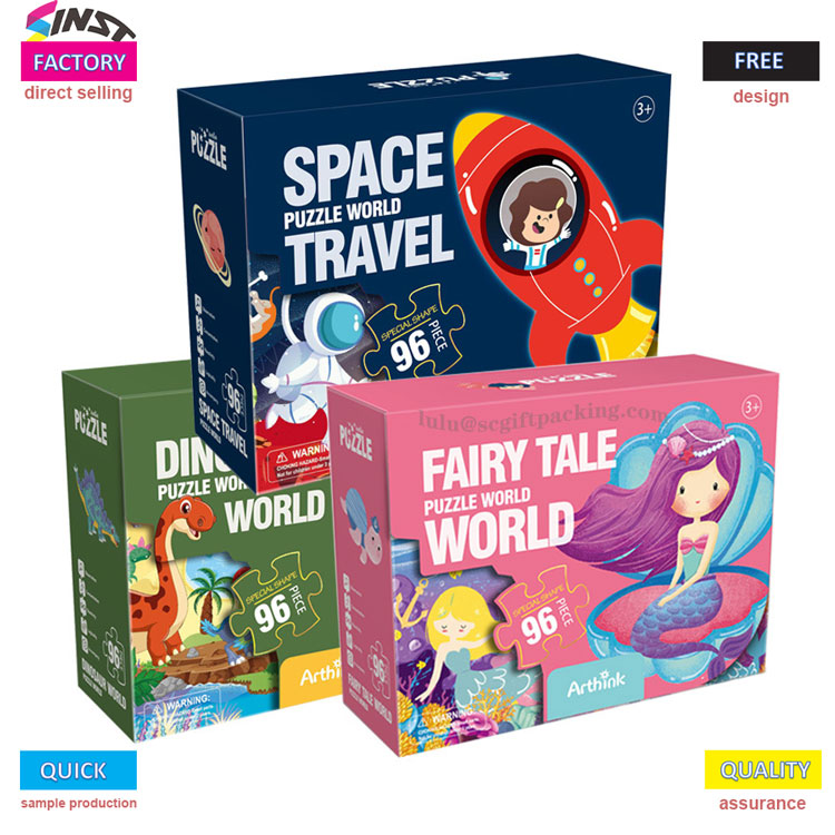 Pourquoi les parents et les enfants se précipitent-ils pour ouvrir ce coffret cadeau puzzle ?