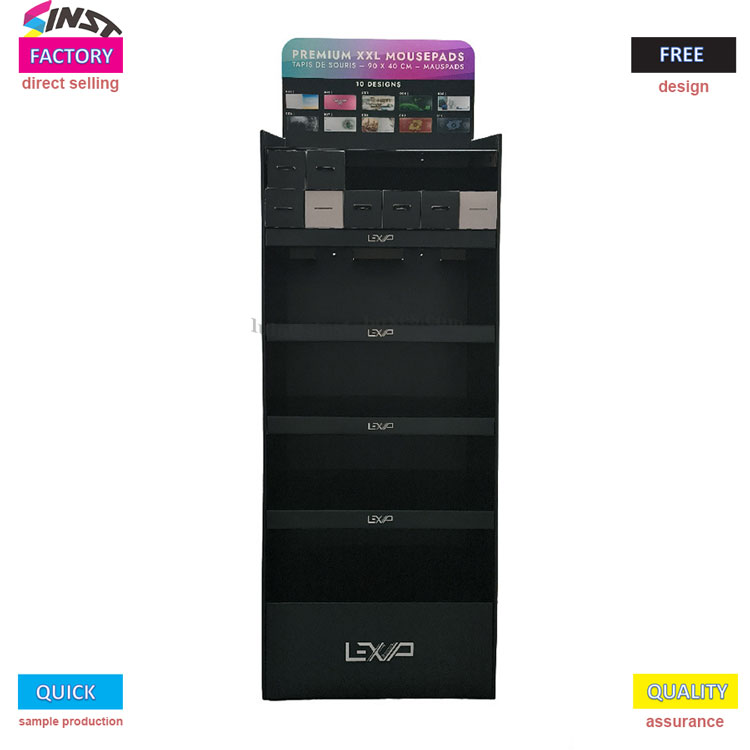 Mouse pad display rack