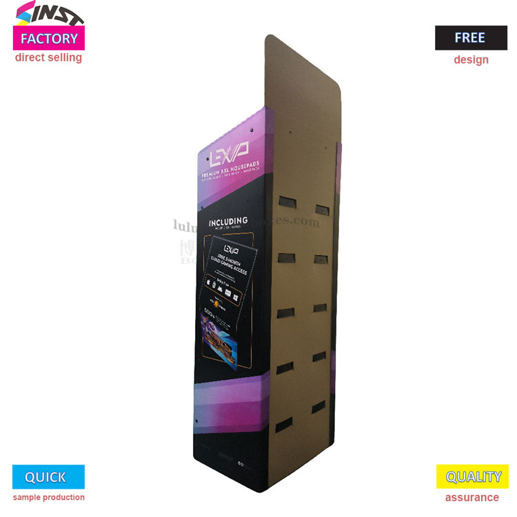 Mouse pad display rack