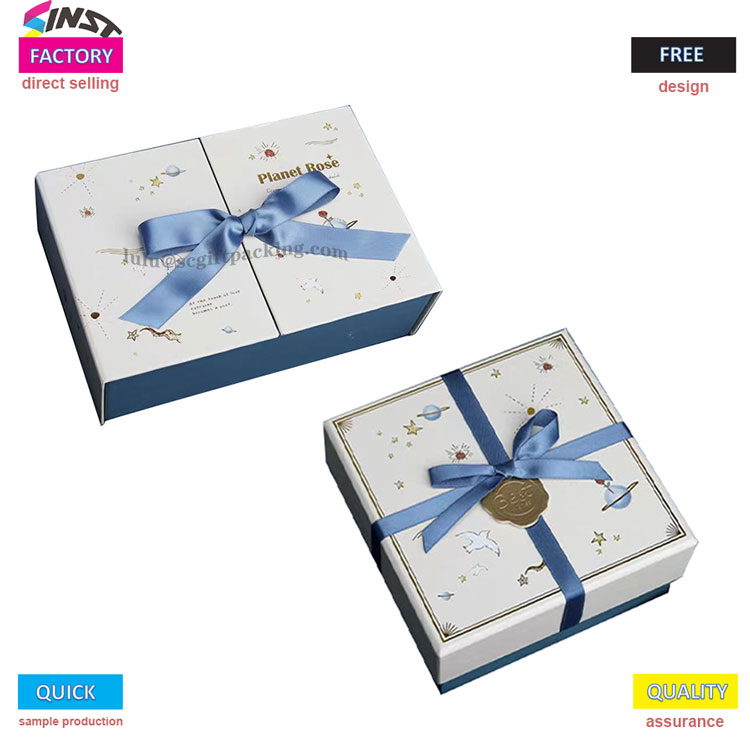 Boîte cadeau de compagnon de mariée de mariage de luxe